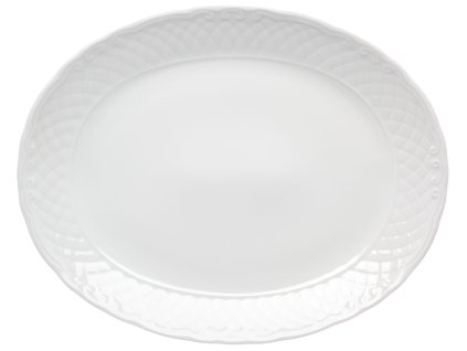 Vista HORECA Escorial White Oválný podnos 33 cm