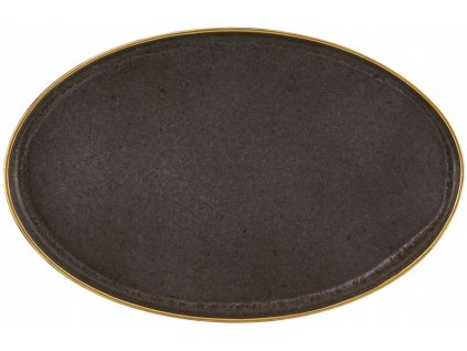 Vista HORECA Gold Stone Oválný podnos 41 cm Bronze