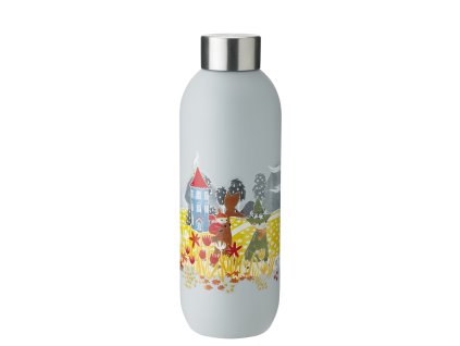 Stelton Keep Cool dětská termo-lahev na vodu MOOMIN soft sky