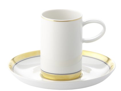Vista Alegre Domo Gold Kávový šálek a podšálek
