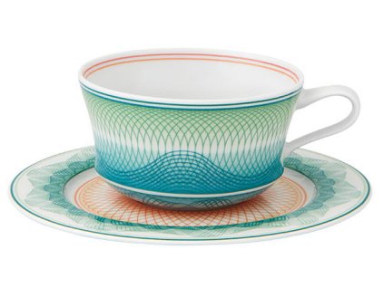 Vista Alegre Treasures Čajový šálek s podšálkem