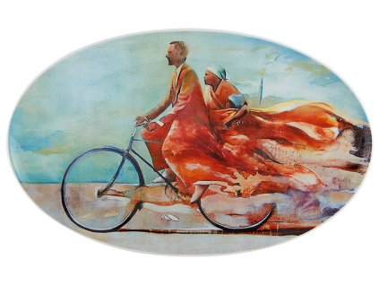 Vista Alegre Pedalando Oválný podnos Emergencia