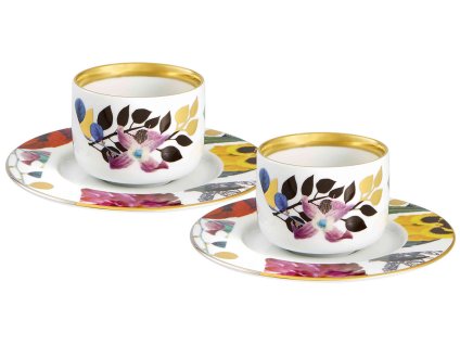 Vista Alegre Primavera Sada 2 espresso šálků s podšálky