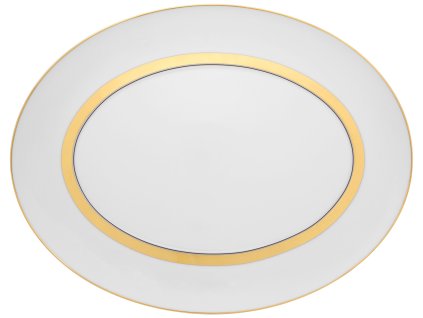 Vista Alegre Domo Gold Malý oválný podnos