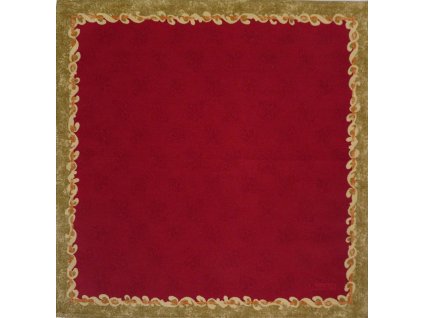Beauvillé Ponte Vecchio červený ubrousek 52x52 cm