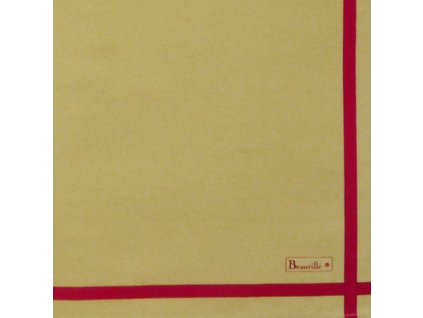 Beauvillé Bicolore zlatý ubrousek 52x52 cm