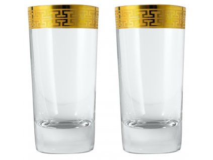Zwiesel Glas Hommage Gold Classic sklenice na longdrink malá, 2 kusy