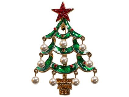 Palais Royal IL LUCCICHIO DELLE FESTE Brož Stromeček 7.3 cm