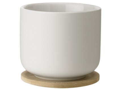 Stelton Theo pískový hrnek a podšálek