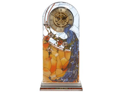 Goebel Louis Comfort Tiffany Hodiny Páv