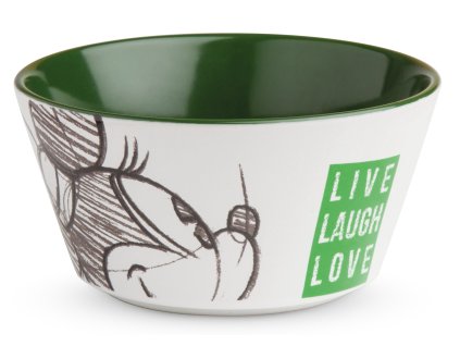 Egan DISNEY LIVE LAUGH LOVE Zelená miska MINNIE 520 ml ⌀13 cm