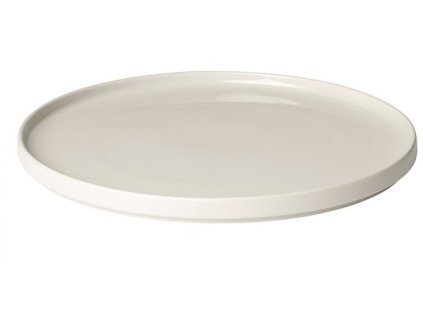 Blomus PILAR Kulatý podnos 35 cm krémová