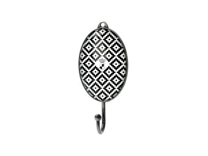 Goebel Chateaux Black & White Diamonds Háček