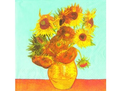 IHR Van Gogh: Slunečnice papírové ubrousky