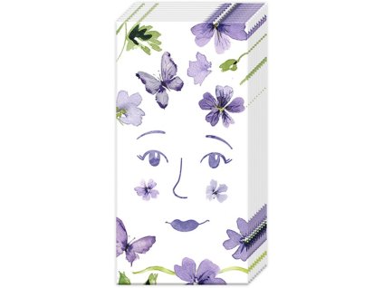 IHR PURPLE SPRING papírové kapesníky