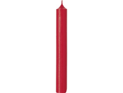 IHR Červená cylindrická svíčka 18 cm