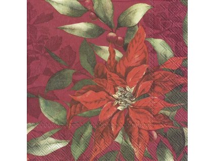IHR GOD JUL red papírové ubrousky
