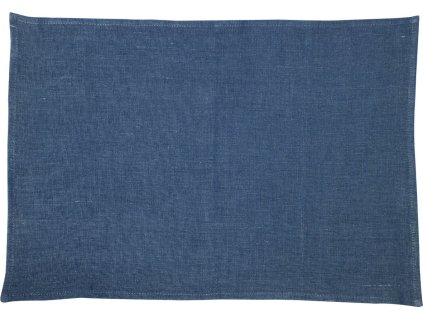 IHR LINEN UNI tmavě modrá prostírka 33 x 48 cm