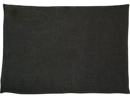 IHR LINEN UNI tmavě šedá prostírka 33 x 48 cm