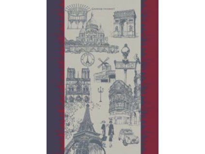Garnier Thiebaut J'AIME PARIS Tricolore Utěrka 56 x 77 cm
