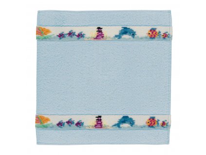 Feiler MARINA modrý ručník na obličej 30 x 30 cm