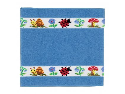 Feiler PAULI modrý ručník na obličej 30 x 30 cm