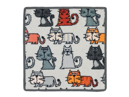 Feiler CATS ručník na obličej 30 x 30 cm slate grey
