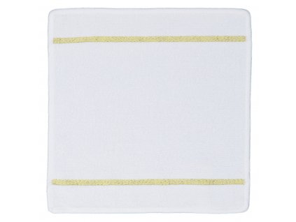 Feiler LA GLAMOUR ručník na obličej 25 x 25 cm white - gold