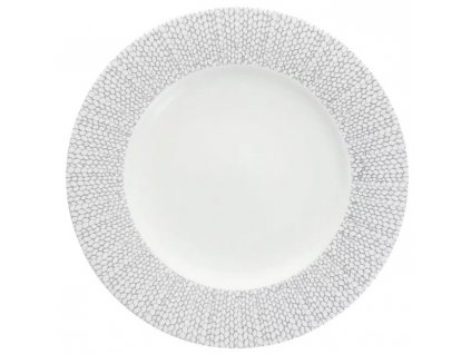 United Tables AMANDA Grau/Grey Mělký talíř s okrajem 27cm