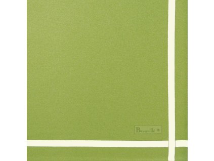 Beauvillé Bicolore zelený ubrousek 52x52 cm