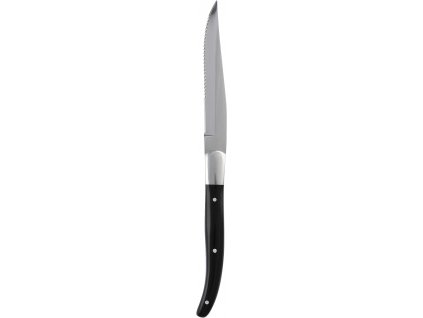 United Tables STEAK KNIVES Steakový nůž černá rukojeť, vroubkovaný