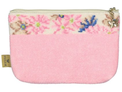 Feiler COSMOS BEIGE kosmetická taštička M8 18 x 11 x 4 cm candy pink