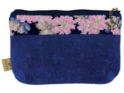 Feiler COSMOS BLUE kosmetická taštička M8 18 x 11 x 4 cm blau