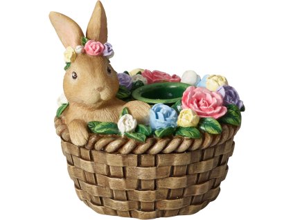 Villeroy & Boch Bunny Tales Svícen Zajíc v košíku