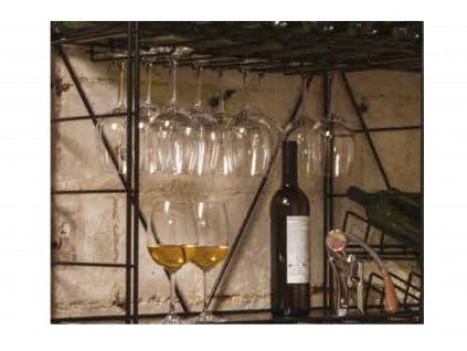 Atelier du Vin Police na zavěšení sklenic do regálu na víno 90 cm, L'Atelier du Vin