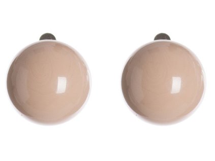 Ballsmania Béžové klipsy BEIGE