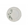 25683 cesky porcelan rokoko eco zeleny pecivovy talir 13 cm