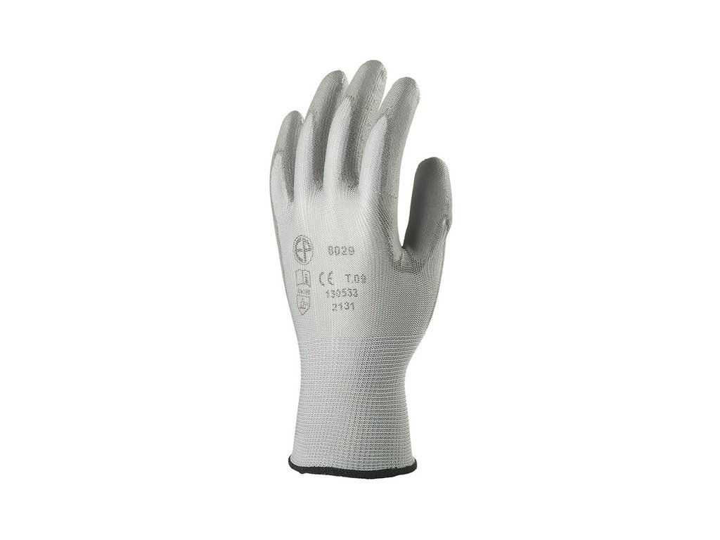 Polyesterové rukavice EUROTECH máčené v PU