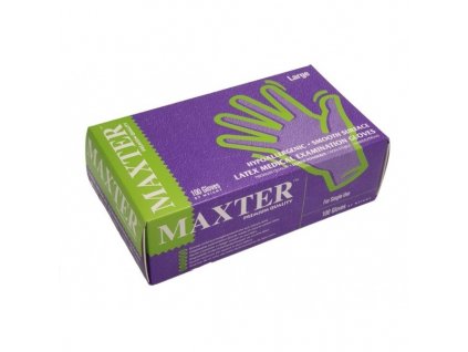 Jednorázové latexové rukavice MAXTER pudrované