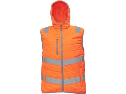 Zateplená zimní vesta s HI-VIS reflektivními pruhy MONTROSE