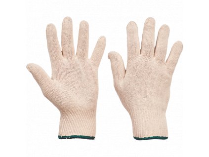 Bavlněné rukavice AUKLET s pružnou manžetou