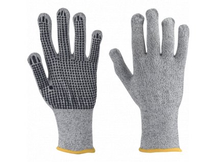 Protipořezové rukavice CROPPER dots skleněné vlákno s PVC terčíky