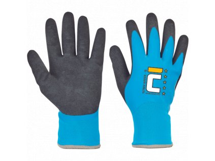 Zateplené rukavice TETRAX WINTER máčené v latexu