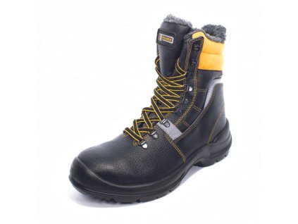 Bezpečnostní zimní poloholeňová obuv PANDA TIGROTTO S3, s ocelovou špicí a planžetou