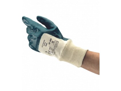 Antistatické rukavice polomáčené v nitrilu HYLITE 47-400