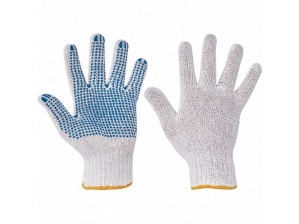 Pletené rukavice HS-04-011 s PVC terčíky