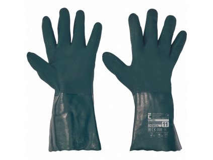 Pracovní rukavice Petrel, máčené v PVC