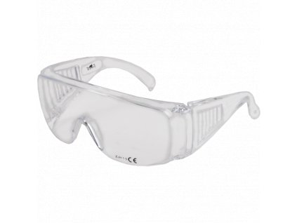 Ochranné brýle AS-01-001, čirý polykarbonátový zorník