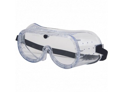 Ochranné brýle AS-02-002 přímo větrané s plochým PC zORníkem