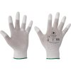 Polyesterové rukavice HS-04-010, prsty máčené v PU